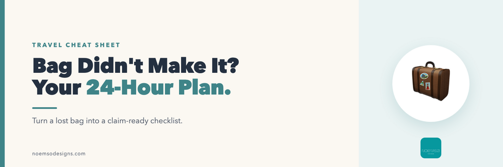 Bag Didn't Make It? Your 24-Hour Plan.
