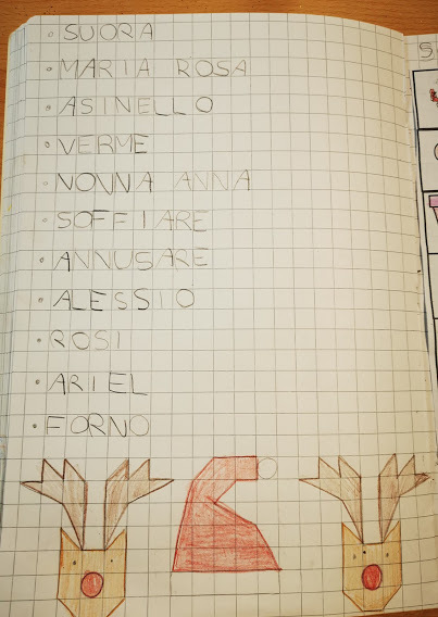 Quaderno di italiano classe prima