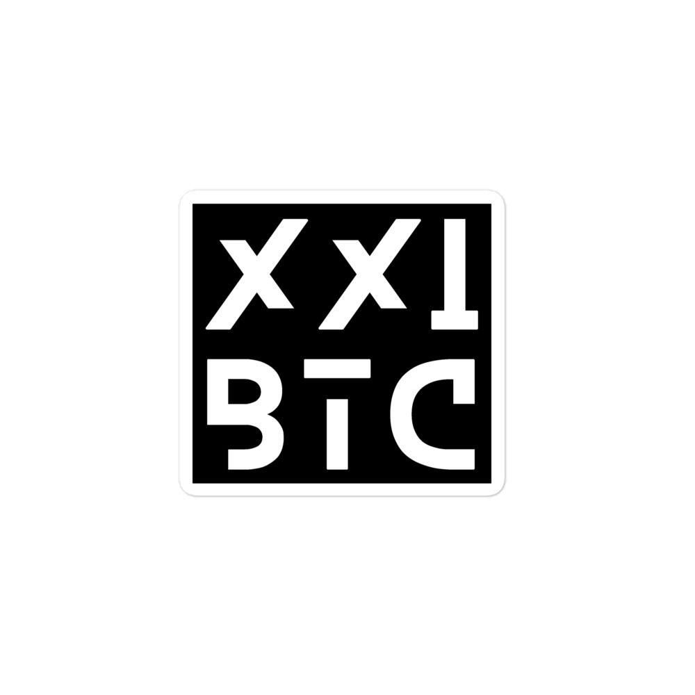 Sticker XXI BTC