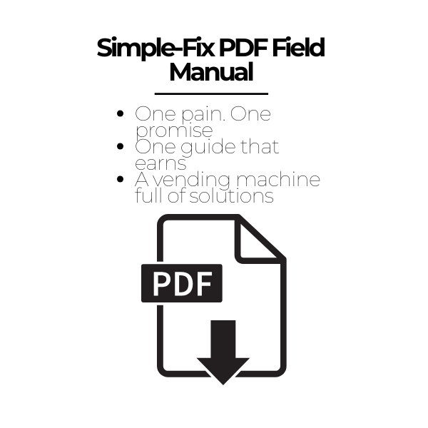 Simple-Fix PDF Field Manual