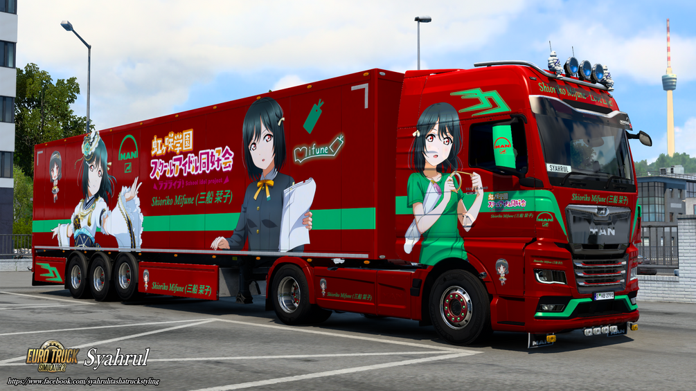 [ETS2] Shioriko Mifune | Love Live! [Combo Skin] by Syahrul Itasha Truckstyling 痛トラック