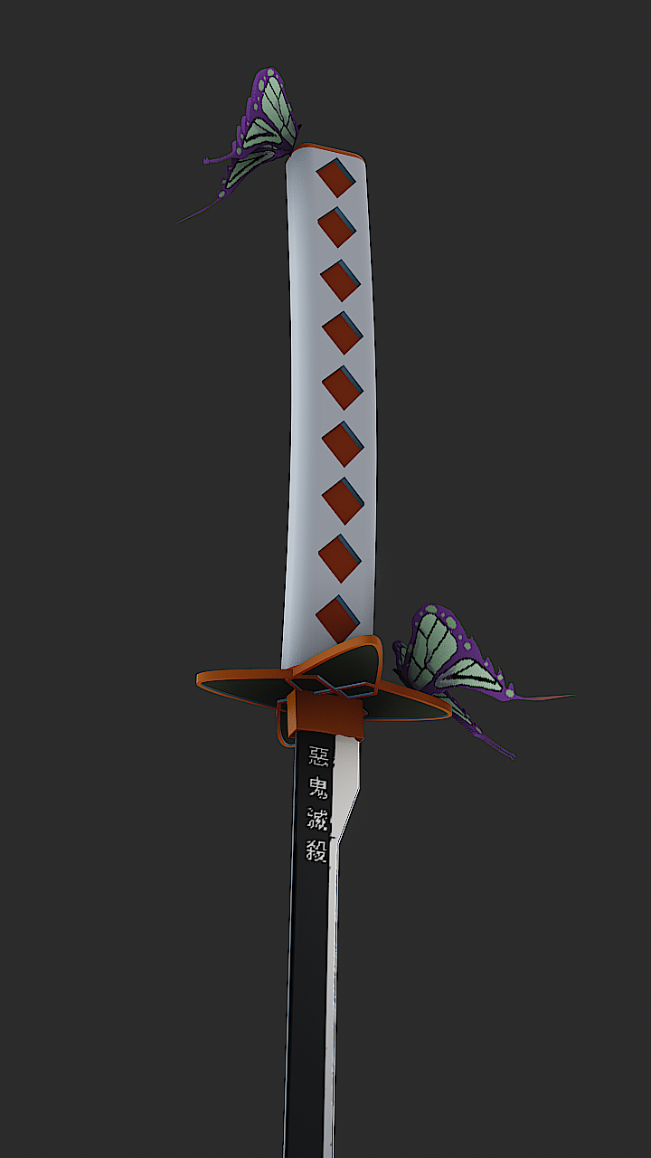 Kocho Shinobu Sword Fan art - Inspired By Demon Slayer