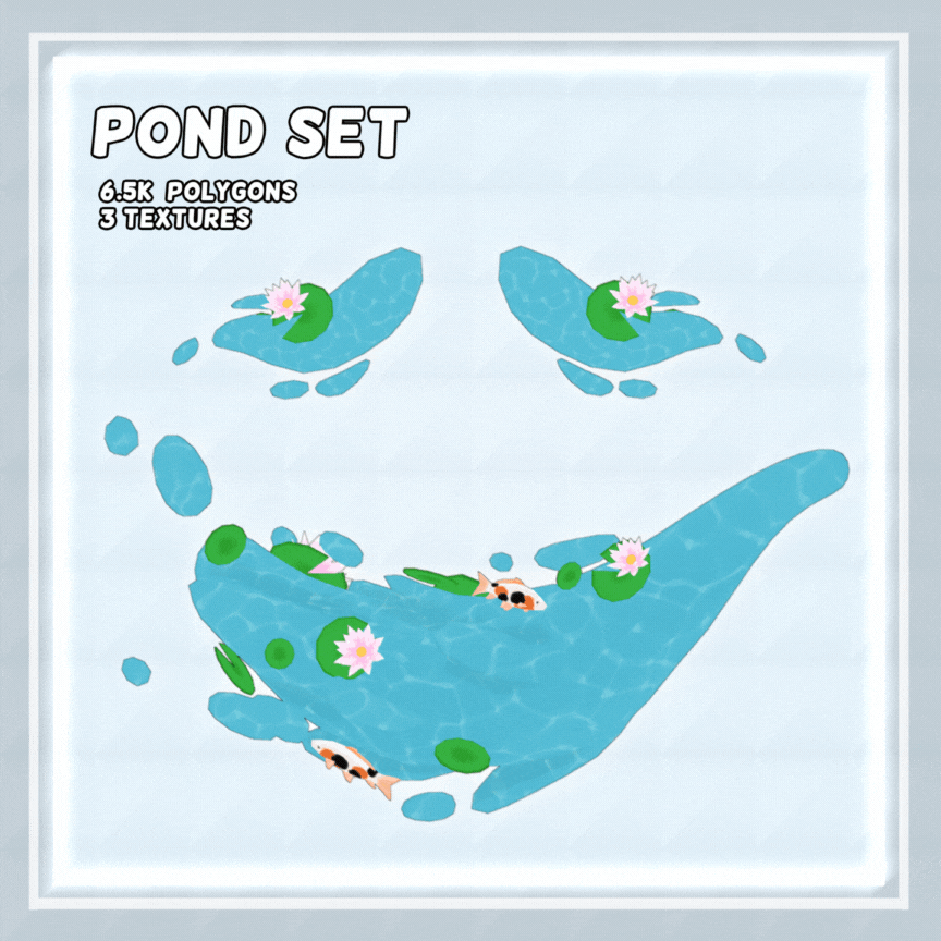 Pond Set - VRChat Asset
