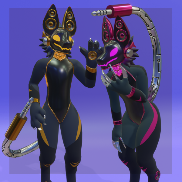 Screen-type Ampwave (VRChat Ready Avatar)