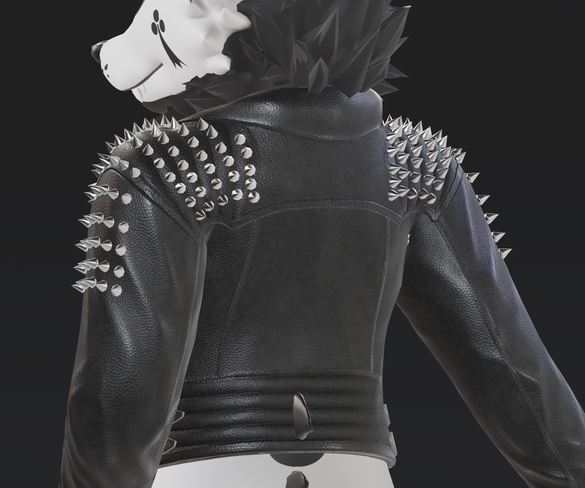 ジャケット・アウター fur python gimmick mods coat black y2k fur python gimmick mods coat black y2k