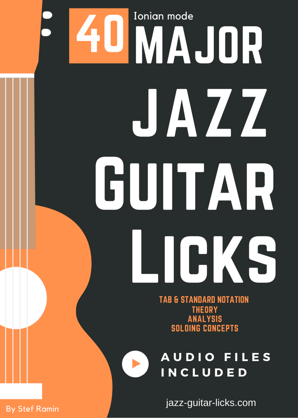 40 Major Jazz Guitar Licks - PDF eBook, tabs and Audio Files