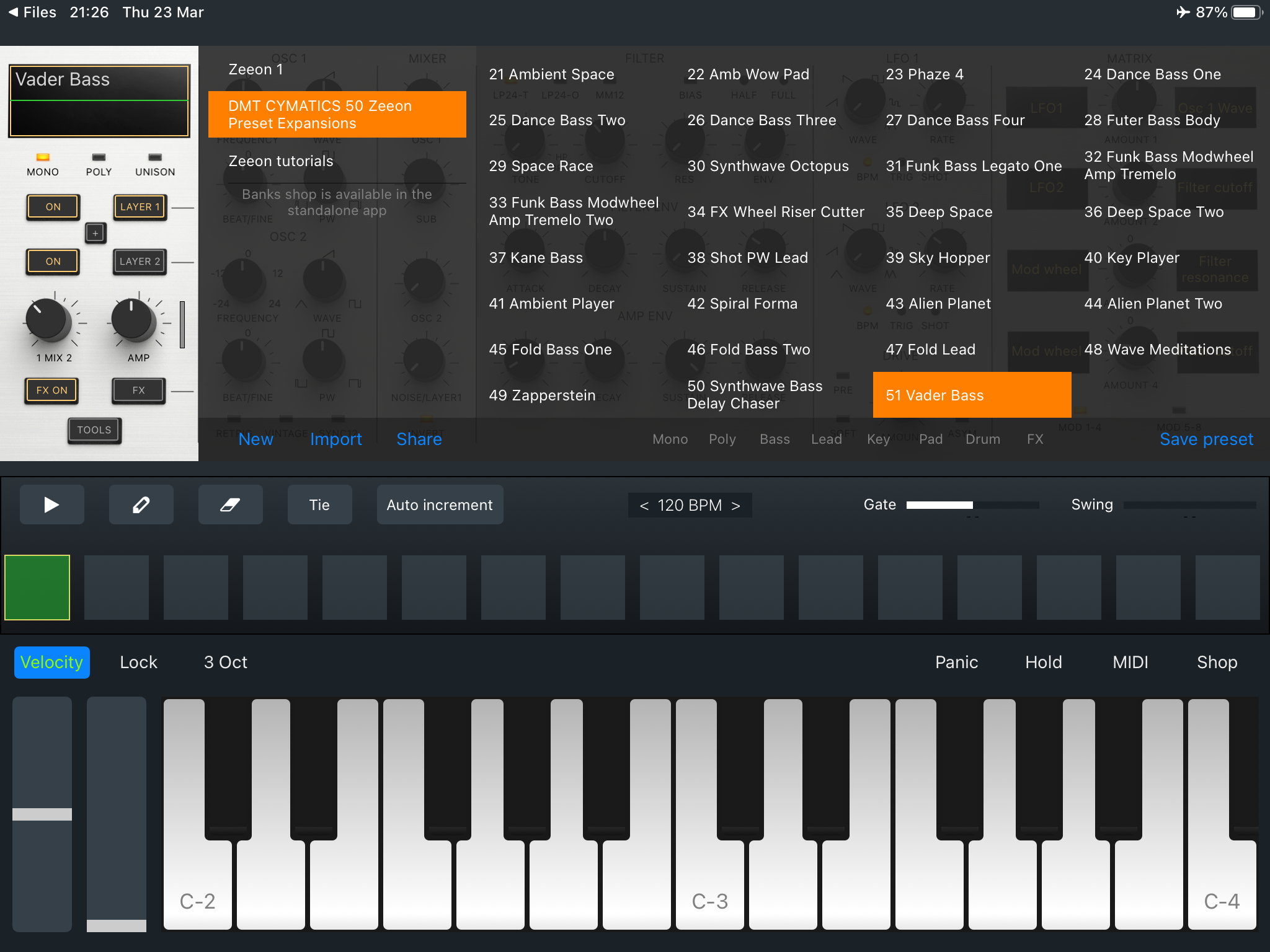 Zeeon Synthesizer 50 Preset Expansions
