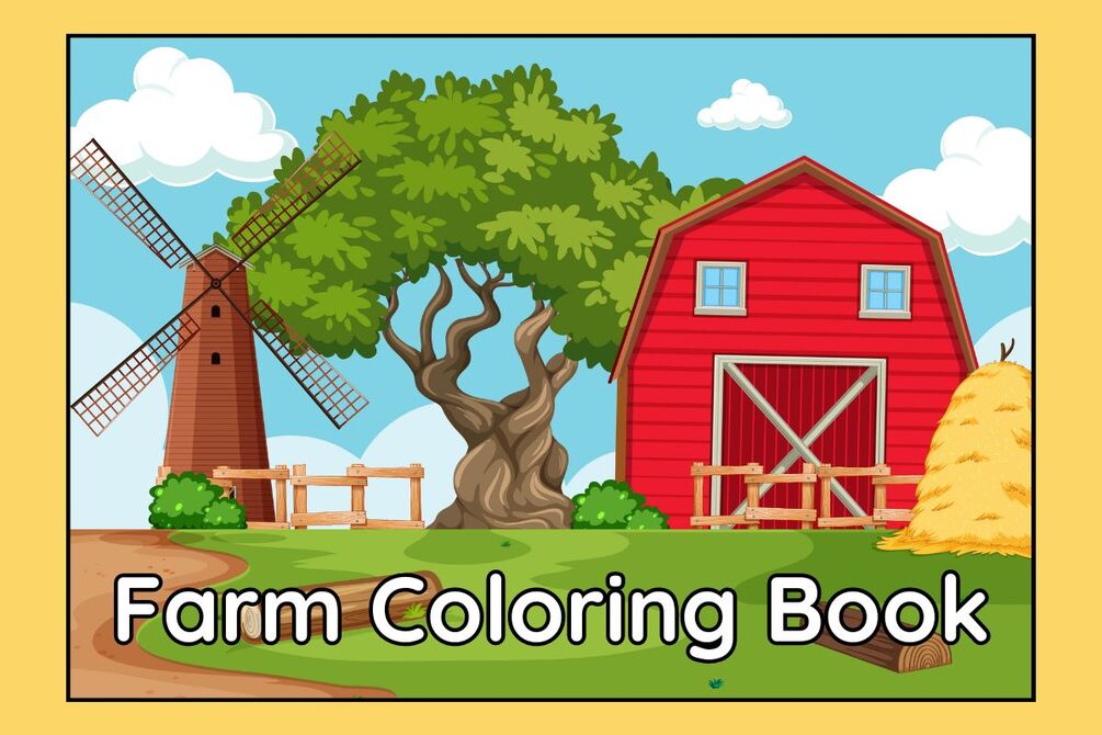 Farm Coloring Book For Kids