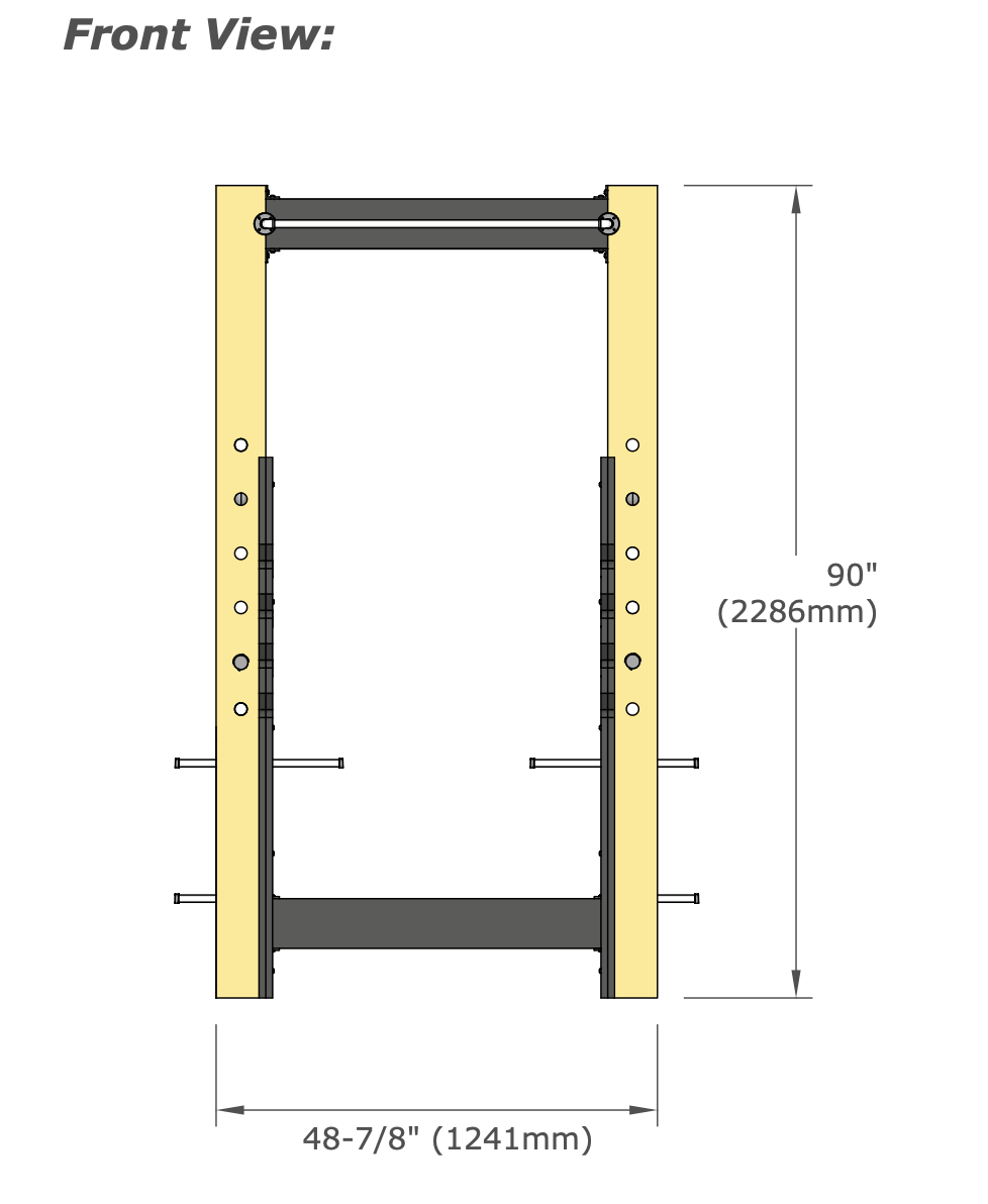 Wooden squat best sale rack blueprints