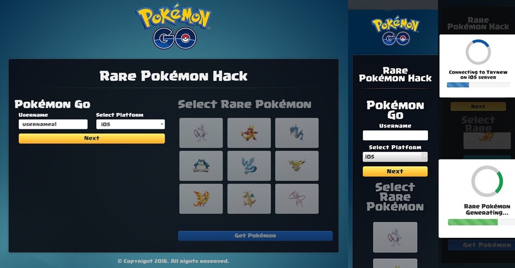 Rare Pokemon Landing Page