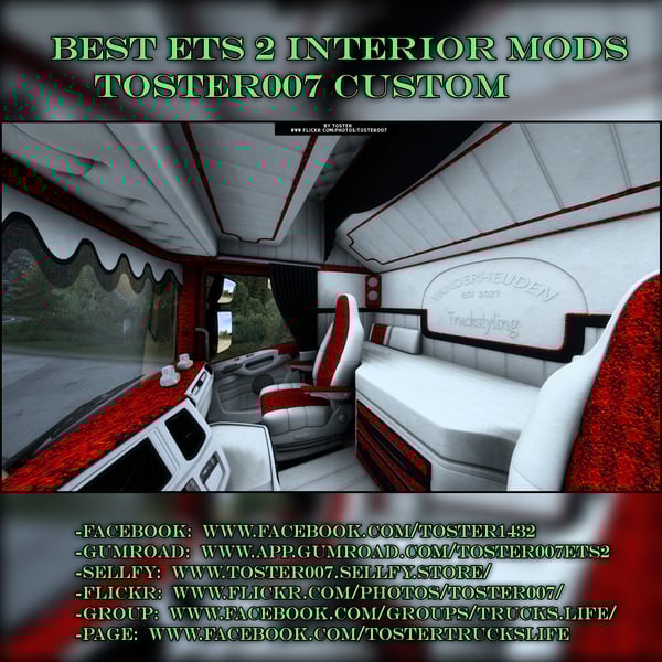 Interior Scania S/R Next Gen Vanderheijden ETS 2 #56 by Toster007