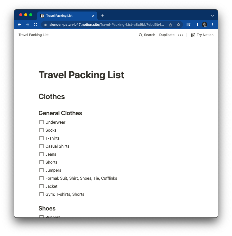 travel-packing-list