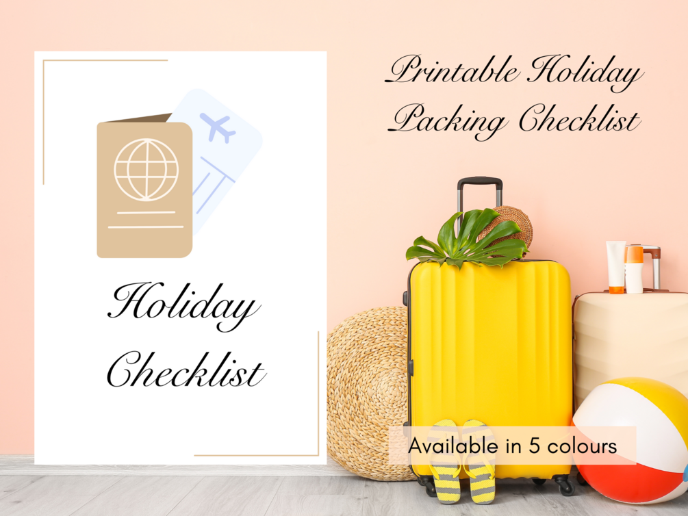 Planning A Holiday Checklist