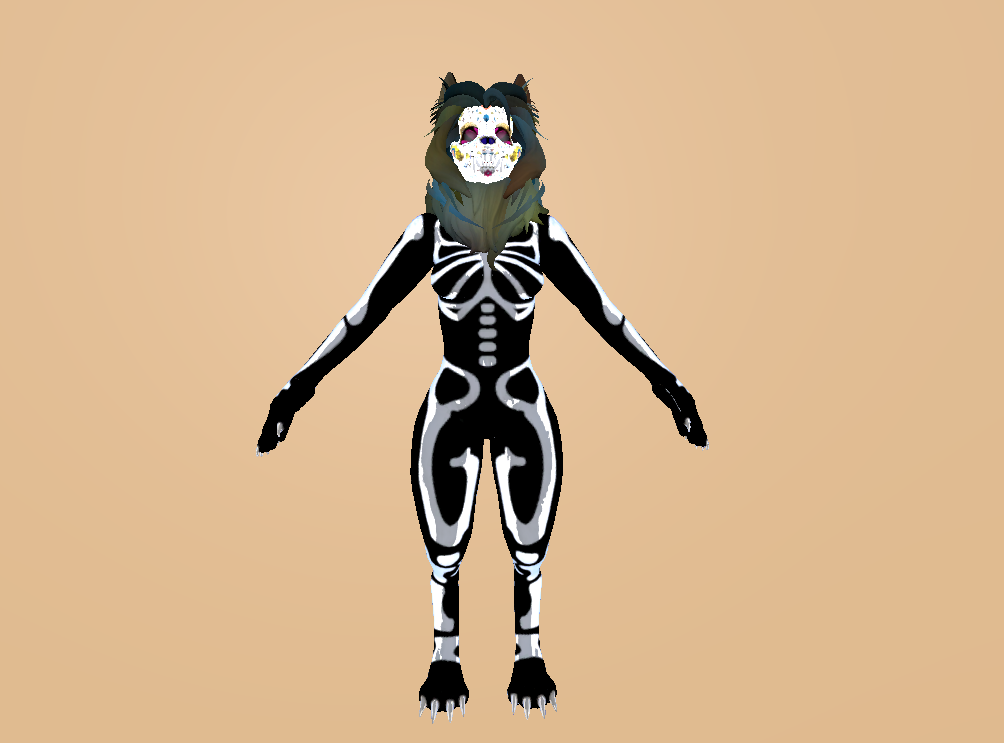 SCP 1471-A Mal0 Skull Dog - Sugar Skull, By doublewolf