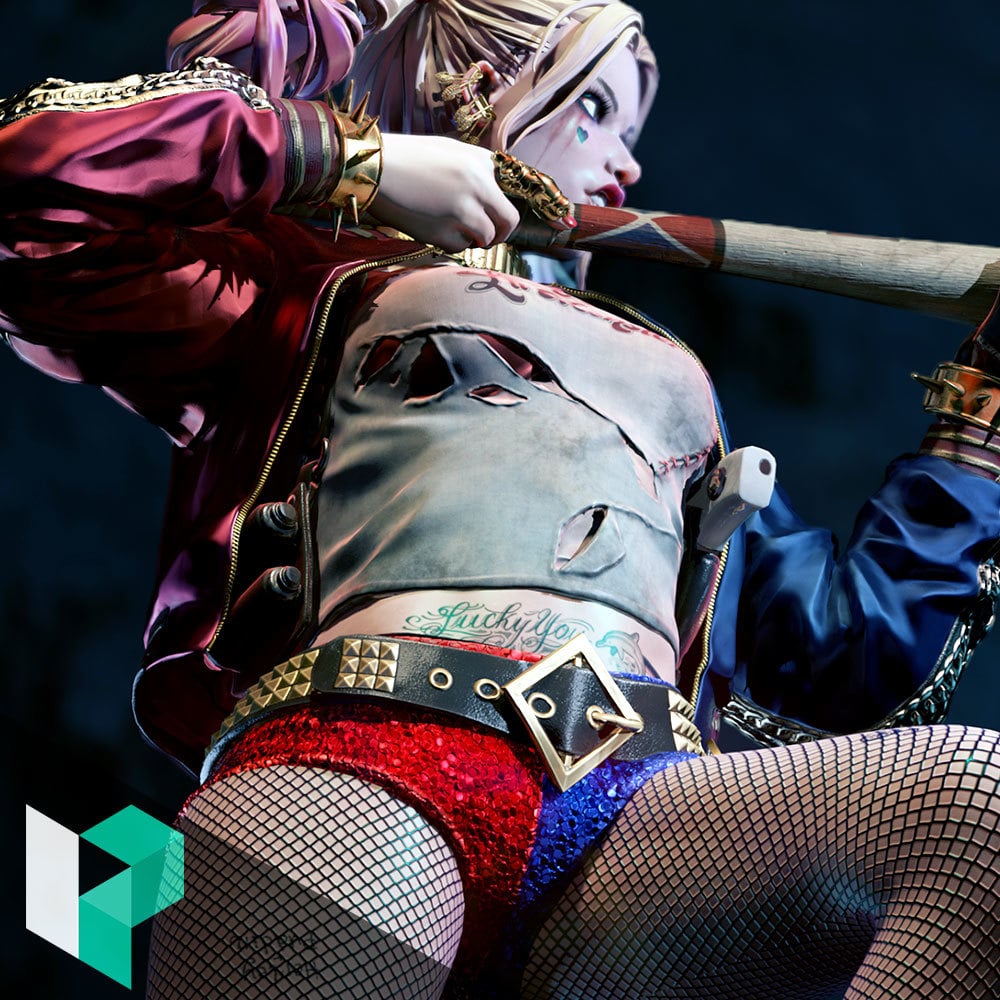 Sculpting & Texturing Harley Quinn