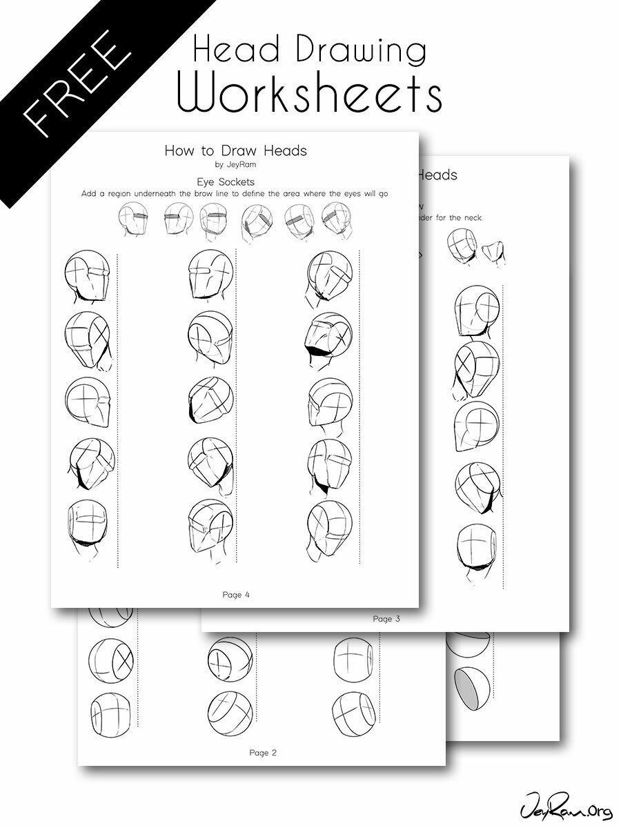 How to Draw Heads from Any Angle – Step by Step – Tutorial - Ram