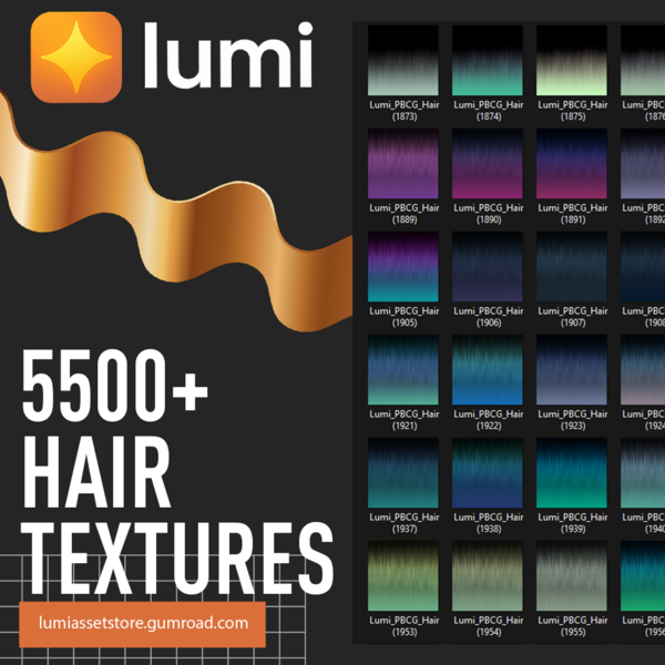 5500+ Hair Textures by Lumi