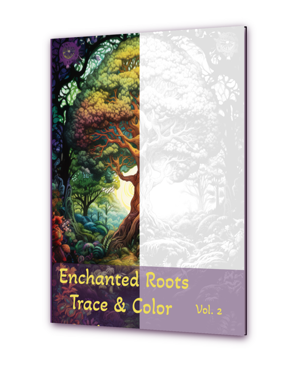 Enchanted roots trace color bundle 25 images vol 2 