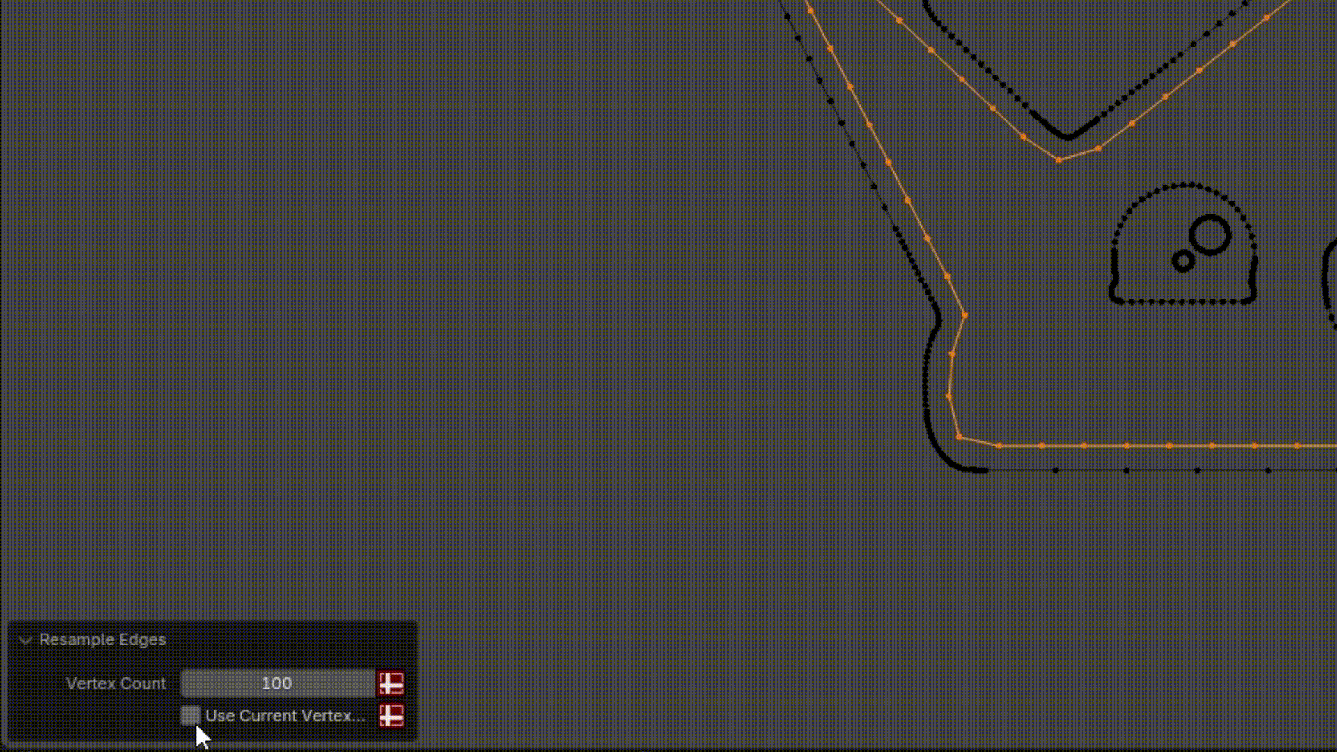 Resample edges