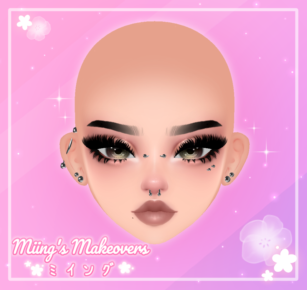 ♡ Venus Bronze Baddie Face Textures ♡・VRChat Texture・
