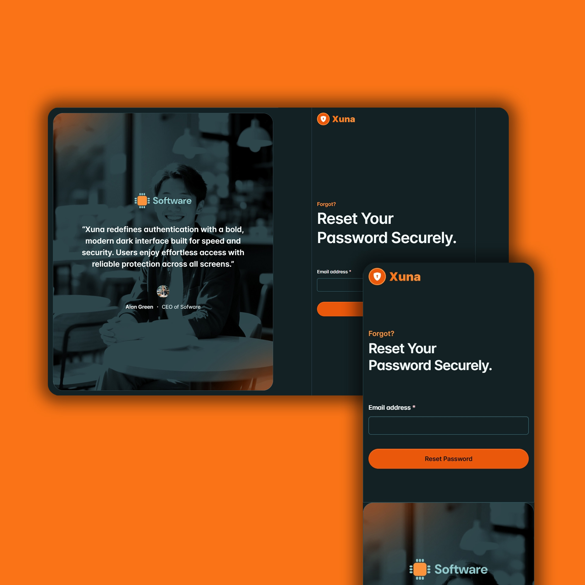 Xuna - HTML Sign In, Sign Up, Reset Password, 2FA Security & Change ...