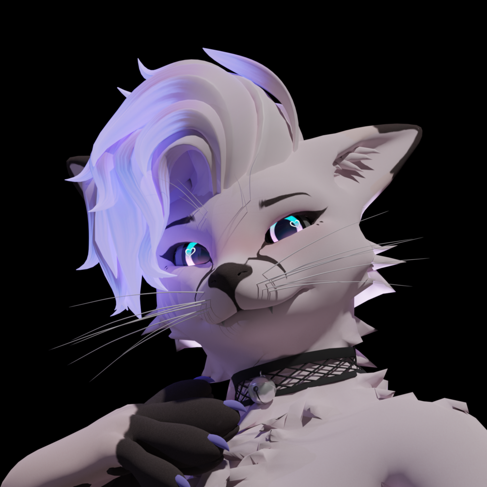 Short Fluffy Hair (FREE VRChat Asset)