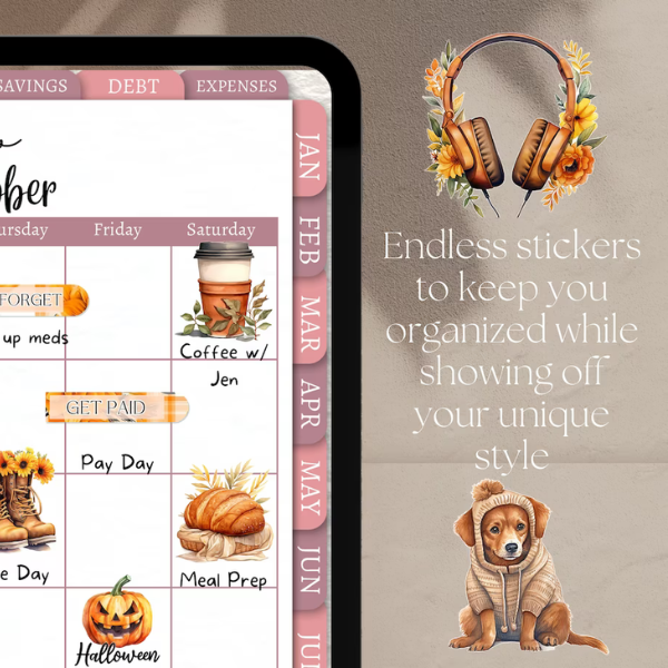 Four Seasons DIGITAL STICKERS Pack for Digital Planner, Precropped  Goodnotes and PNG Files, Winter Summer Autumn Spring Digital Stickers 