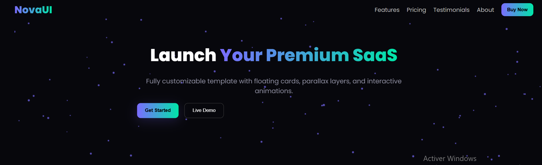 Photo inspiration: Picture Idea: Ultra Premium Saas Landing Page Template Fully Customizable Ready To
