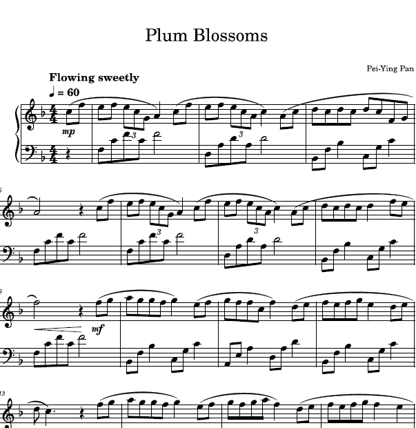 Plum blossoms