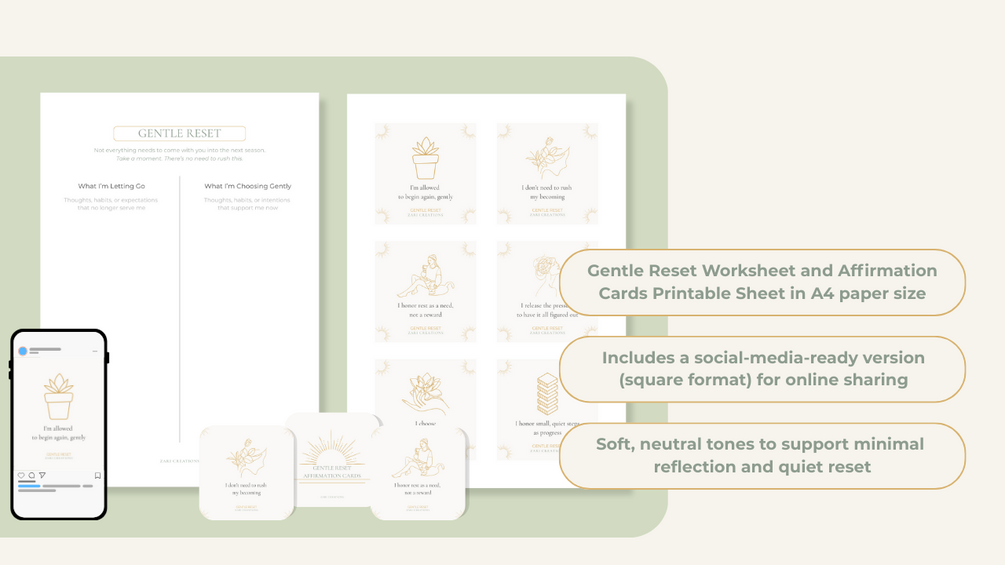 Gentle Reset Mini Starter Kit