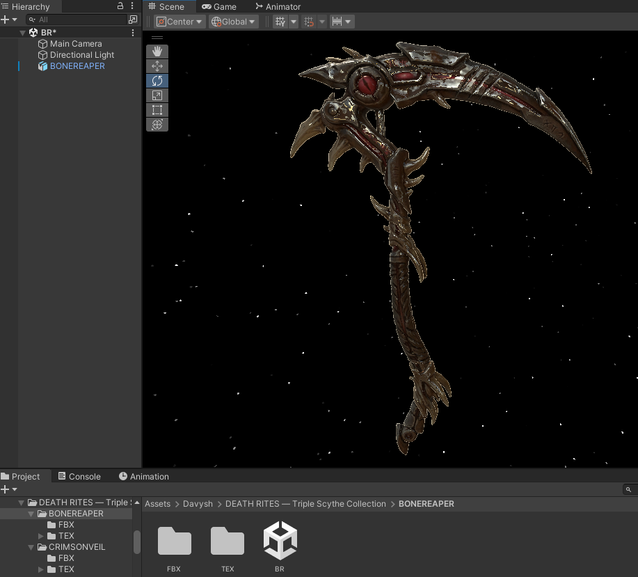 Bonereaper demon scythe