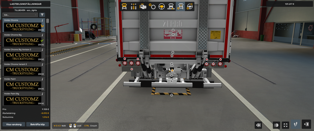 Light Holder With Slots For Ekeri by CM Customz