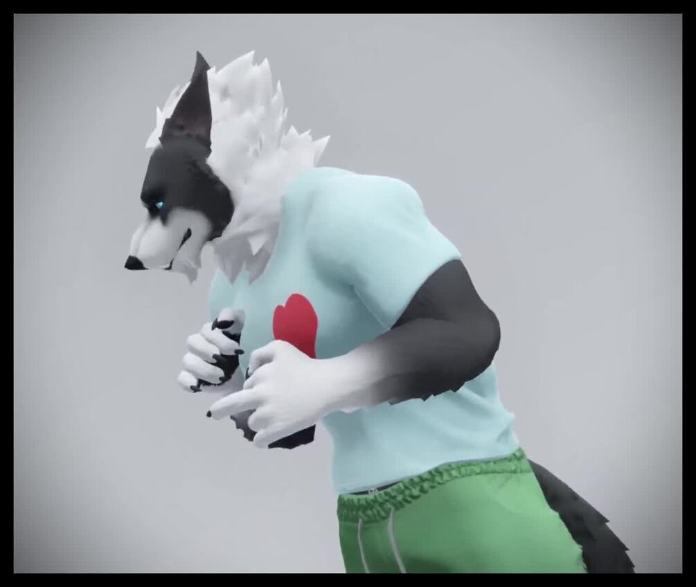 Wolfman VRChat Avatar preview 1