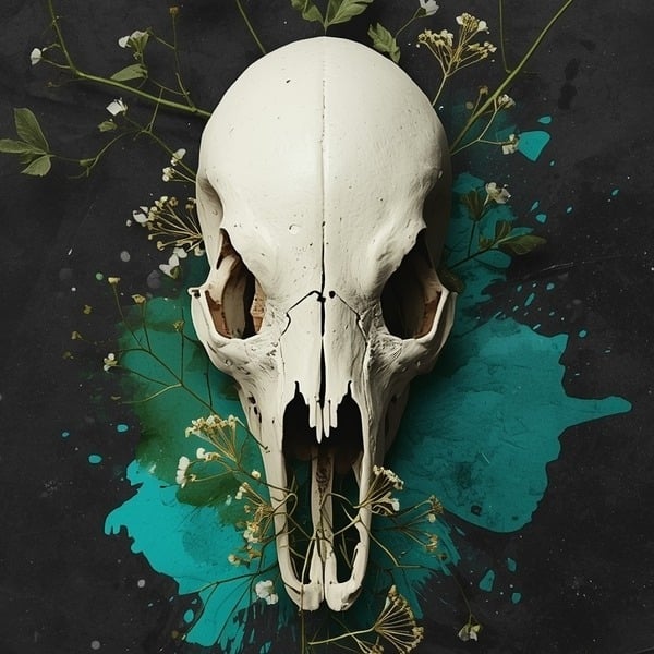 Gothic Botanical Collage Covers Preview