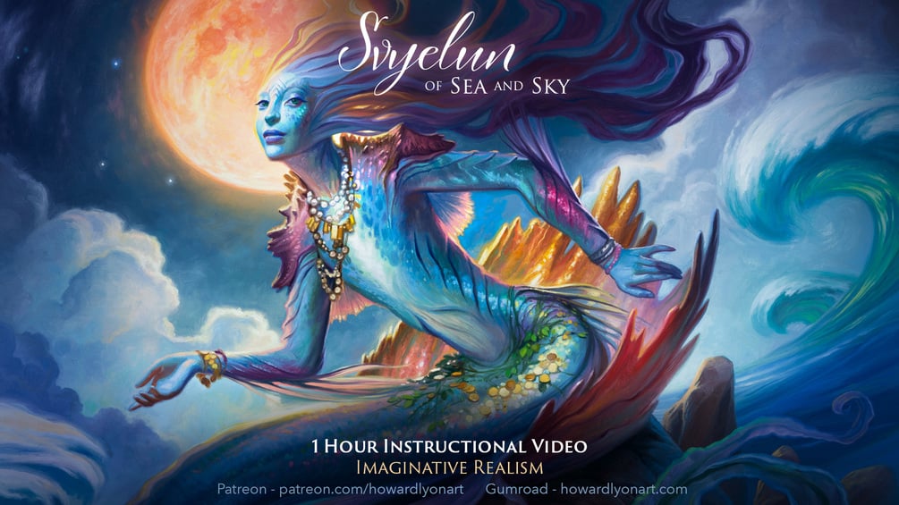 Svyelun of Sea and Sky - Magic: the Gathering Illustration Process