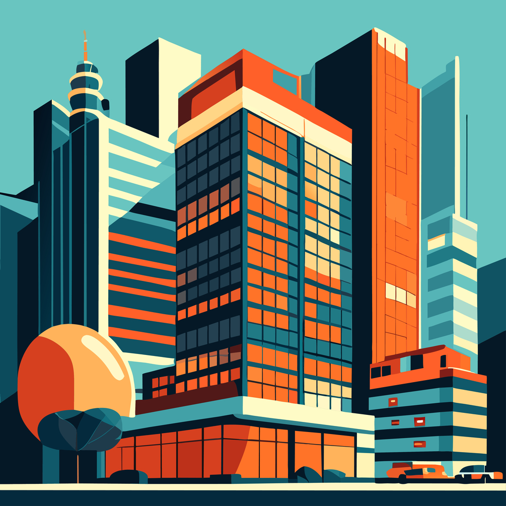 Building illustration vector 03