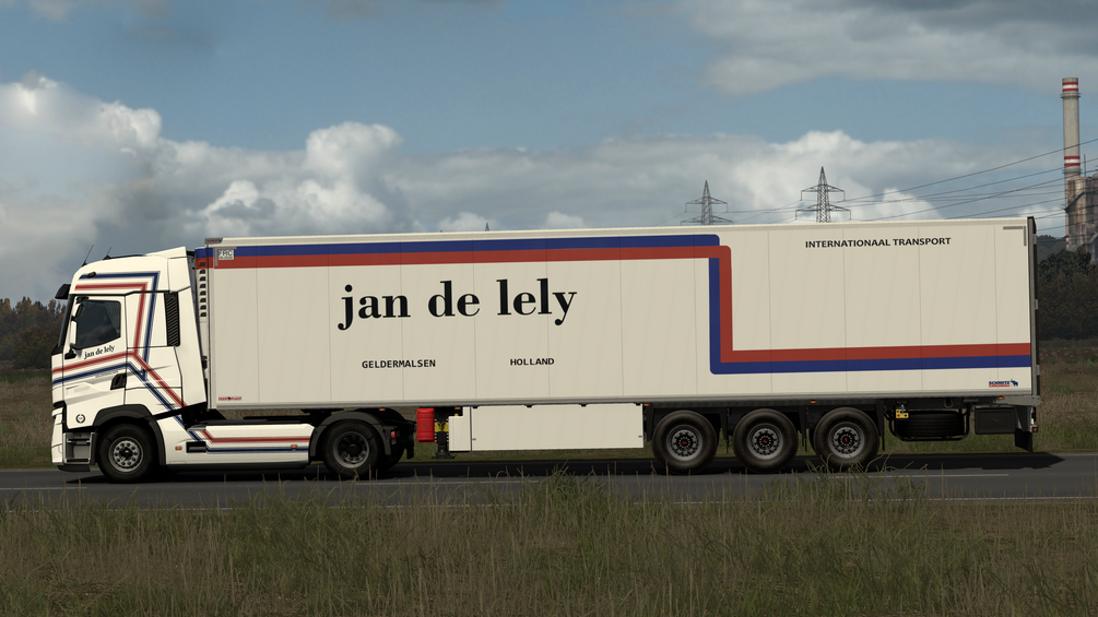 jan de lely skin combo for Renault T and Schmitz S.KO Cool dlc . ETS2 by ANGYALFOLDI