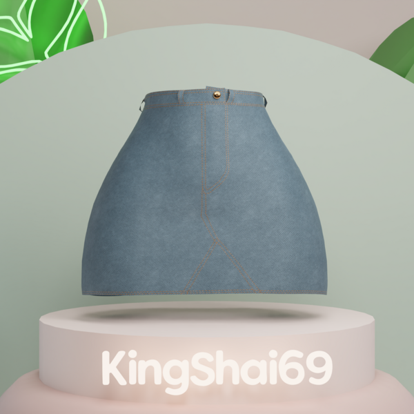 Denim Skirt (Commecial + remade)