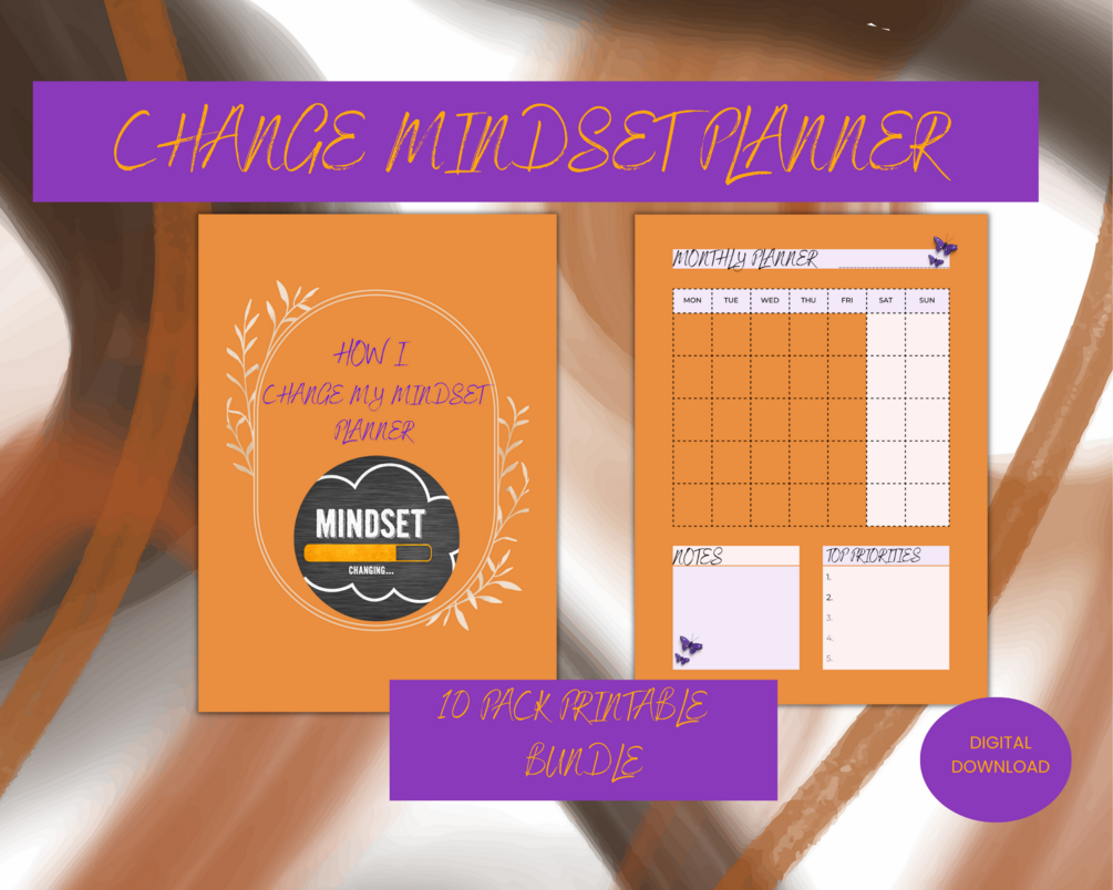 Change your mindset planner