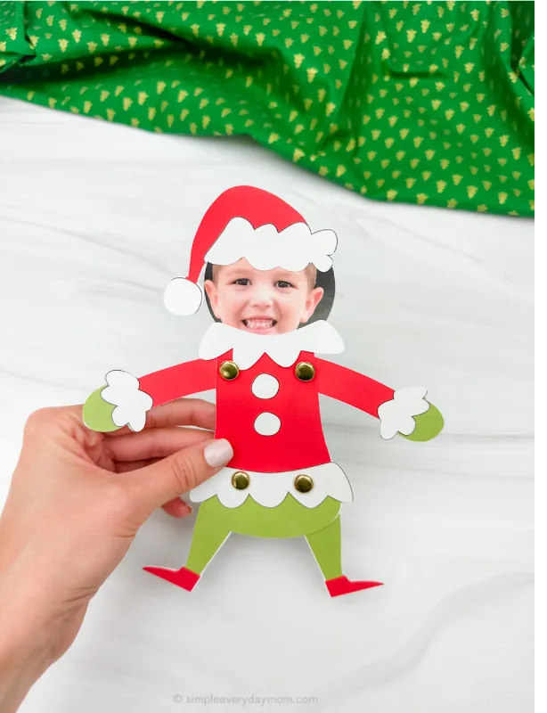 Grinch Photo Craft For Kids