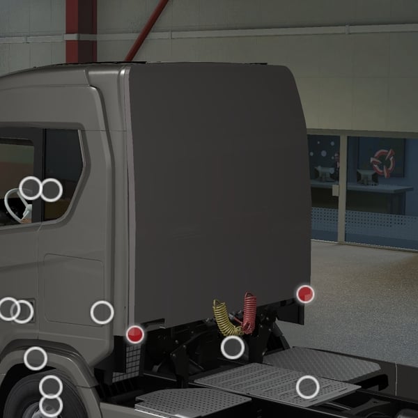 *[bwall tuning part] Scania NG Dijkstra back wall by WC007 D3SIGN