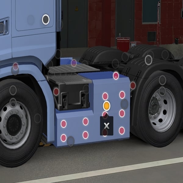 * + [sideskirts tuning part] Scania NG OLD side skirts with tank V2 by WC007 D3SIGN