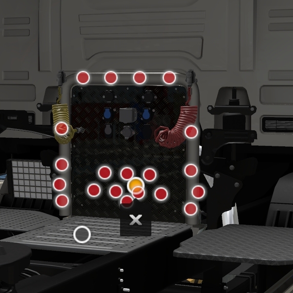 [rear exhaust tuning part] Scania NG holland air bar hose panel by WC007 D3SIGN