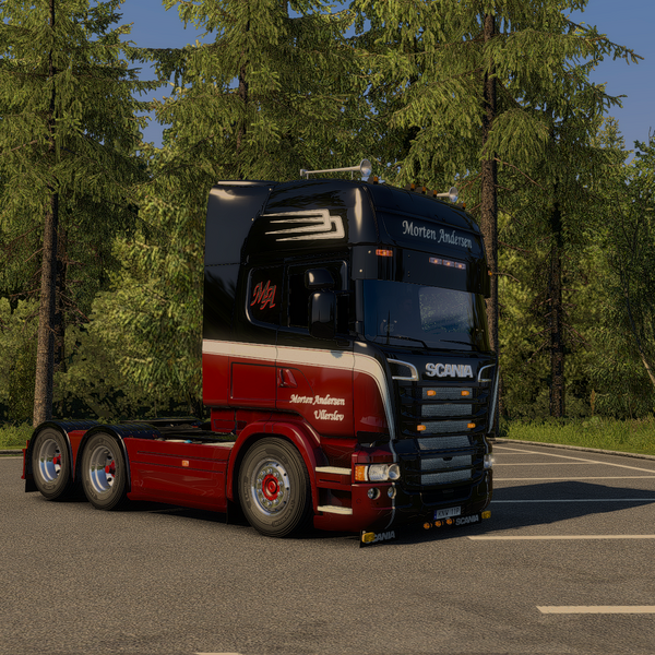 Vognmand Morten Andersen Scania R serie (RJL) ETS2 by oscarmalmberg