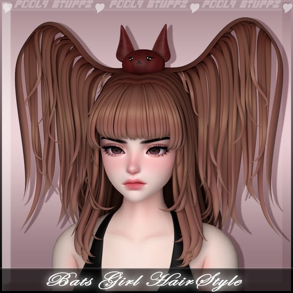 ❥-┊ Bats Girl Hairstyle ┊ Commercial Use