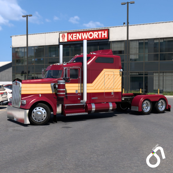 Kenworth W900L Monterey Paint Scheme by O.7 Studio Design Works