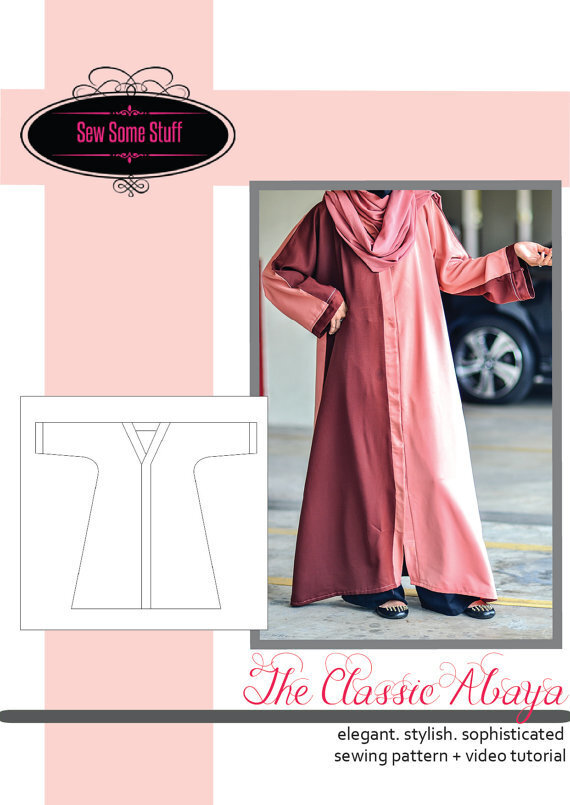 The Classic Abaya Sewing Pattern by Sew Some Stuff