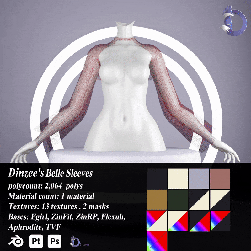 Dinzee's Belle Sleeves