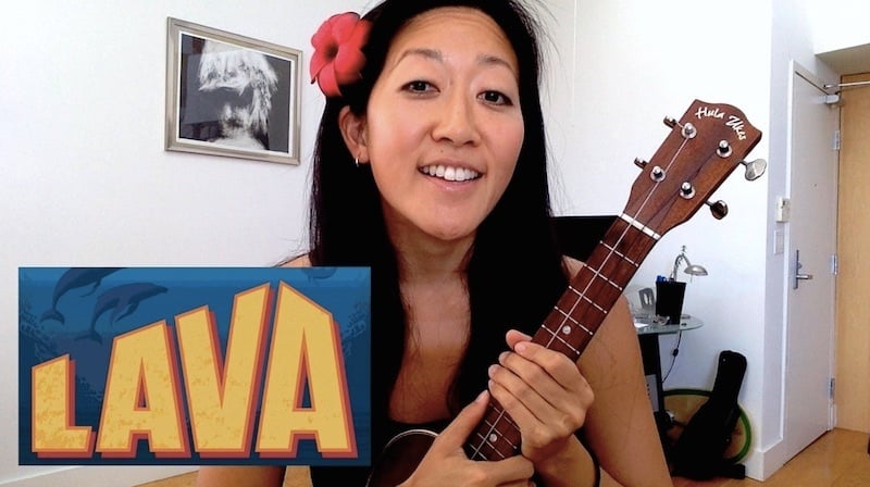 Lava song deals ukulele chords