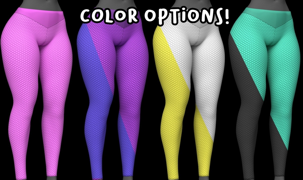 Yoga pants / Tiktok leggings for Toribase, Zinfit base, Pandabase and  Porybase (COMMERCIAL LICENSE)